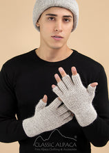 Alpaca Half Finger Gloves