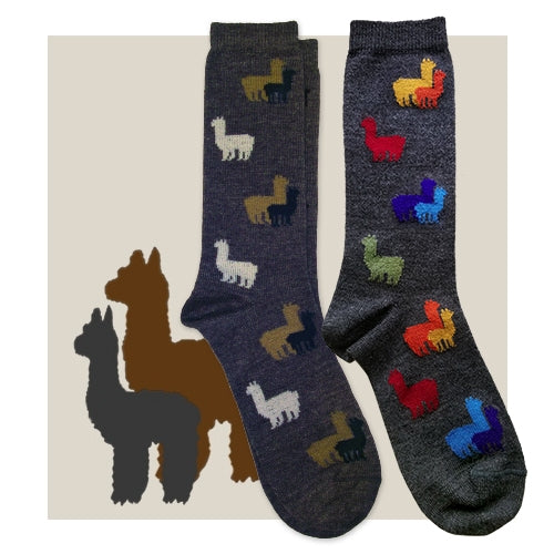 Alpaca Herd Socks