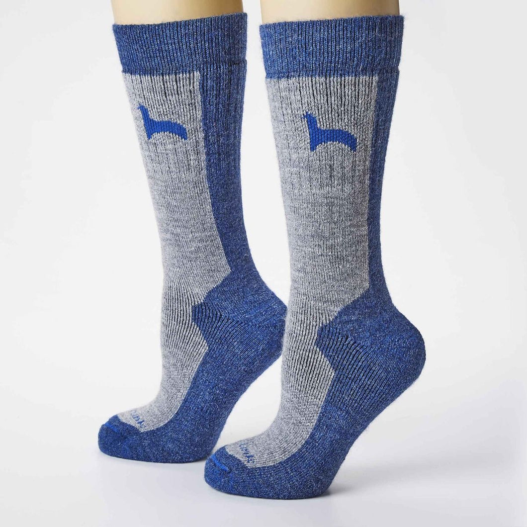 Hiker Alpaca Socks (Denim)