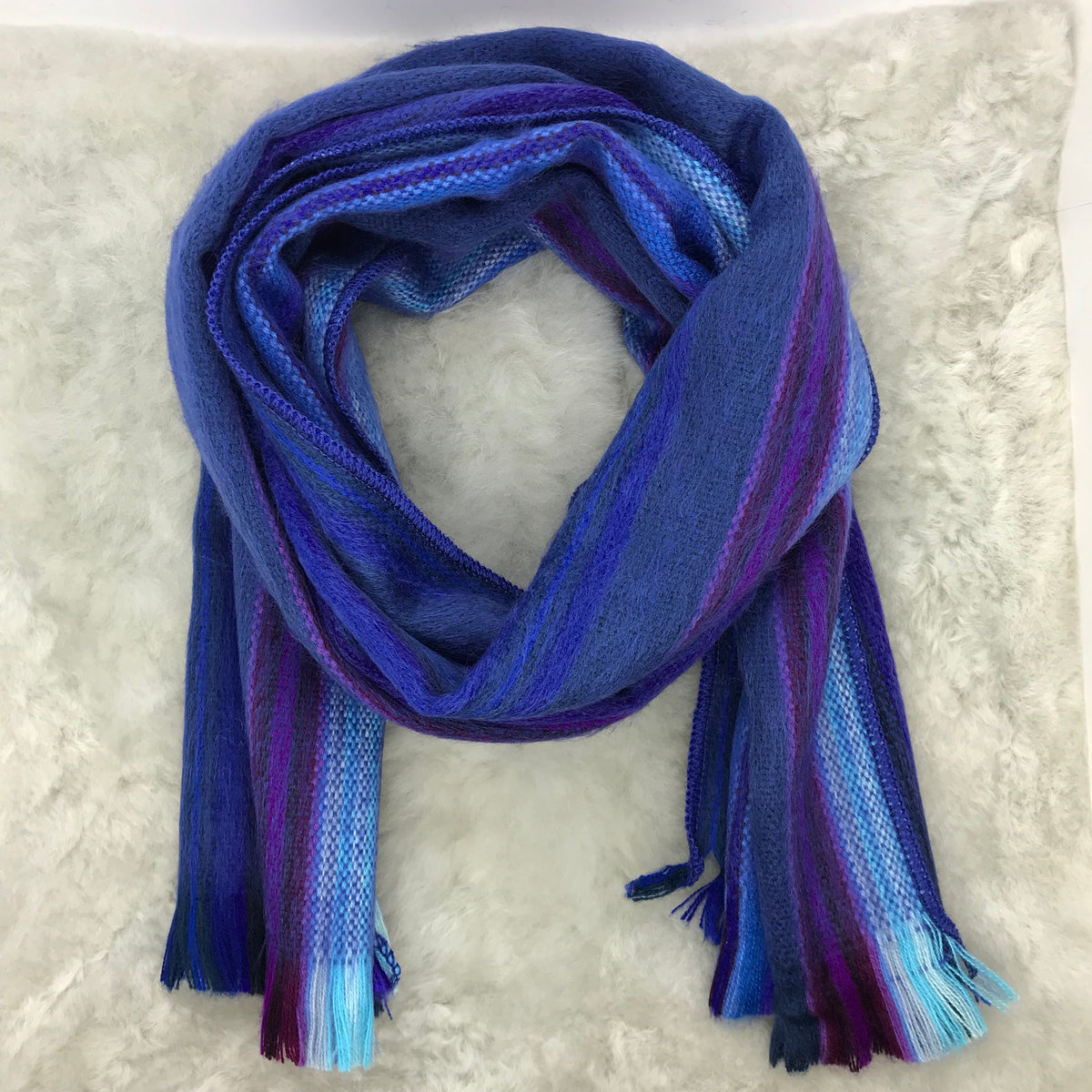 Twilight Shadows Woven Scarf – Living the Dream Alpaca Farm