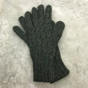 100% Alpaca Trenza Cable Gloves ( Color Options)