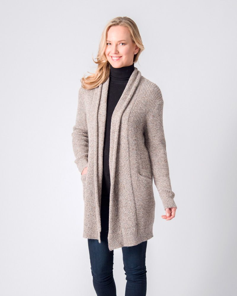 Marled Alpaca Cardigan