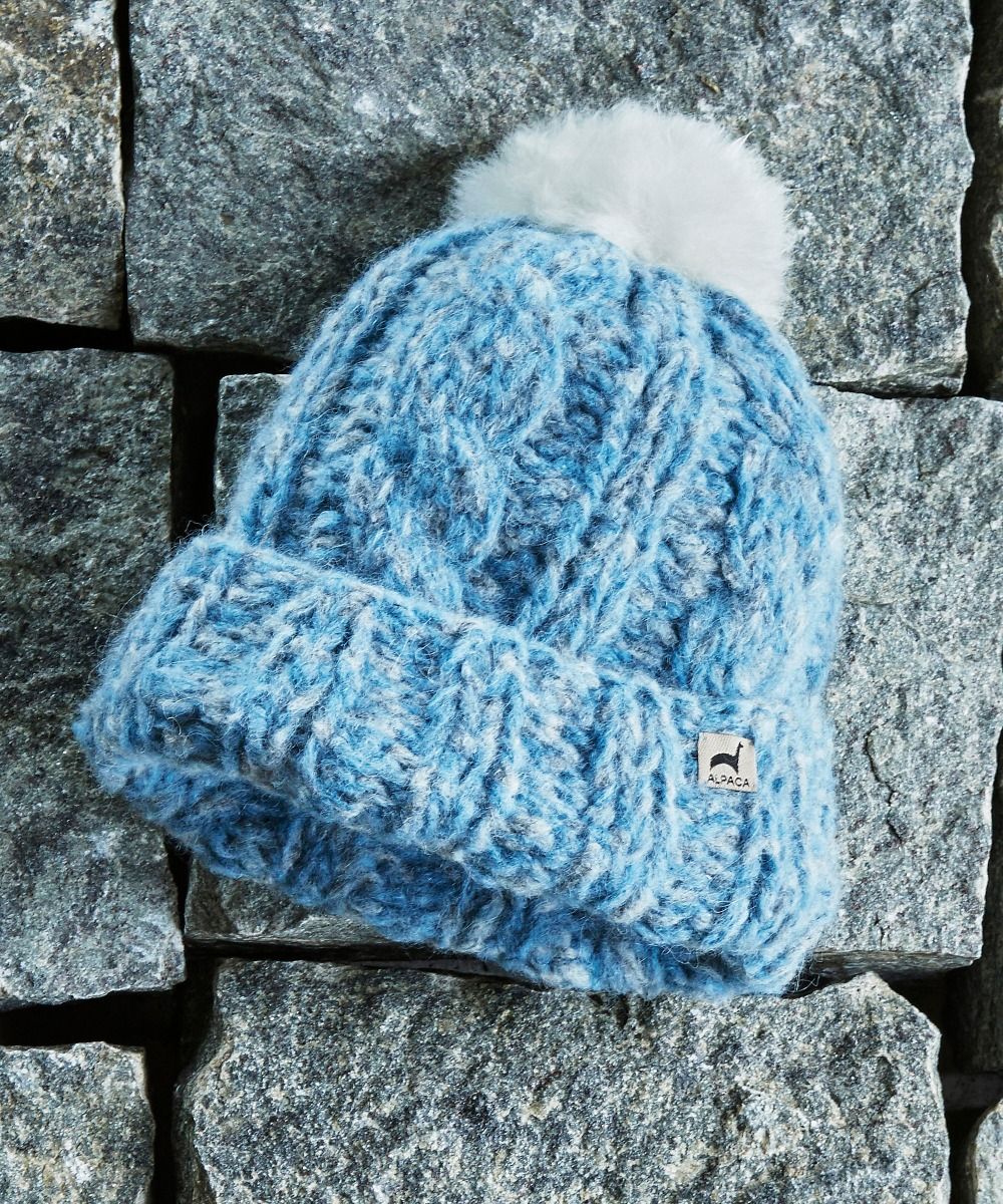 Marshmallow Trenza Alpaca Hat (4 Color Options)