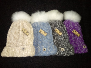 Marshmallow Trenza Alpaca Hat (4 Color Options)