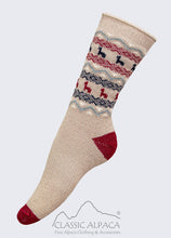 Alpaca Print Crew Socks (4 Color Options)