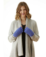 Textured Fingerless Alpaca Gloves (8 Color Options)