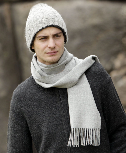 100% Baby Alpaca Woven Scarf (Color Options)