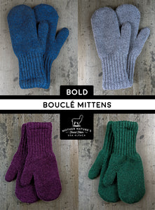 BOLD Bouclé Lined Mittens (Color Options)